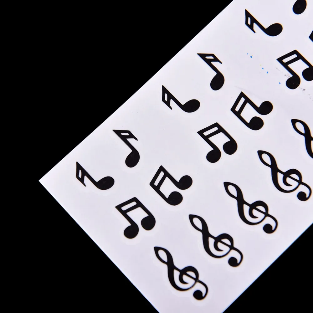

10.5*6 cm Music Note Musical Note Water Transfer fake tattoo flash tattoo for girl women men Waterproof Temporary Tattoo Sticker