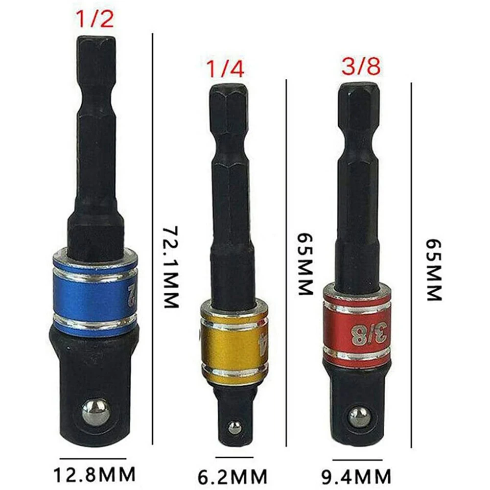 

Drill Adapter 8-piece electric drill accessories Adapter Stainless Steel