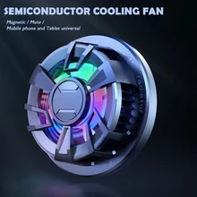 Magnetic Mobile Phone Cooler Semiconductor Portable Tablet Cooling Fan Holder Ipad Mute Radiator For Android iPhone Accessories