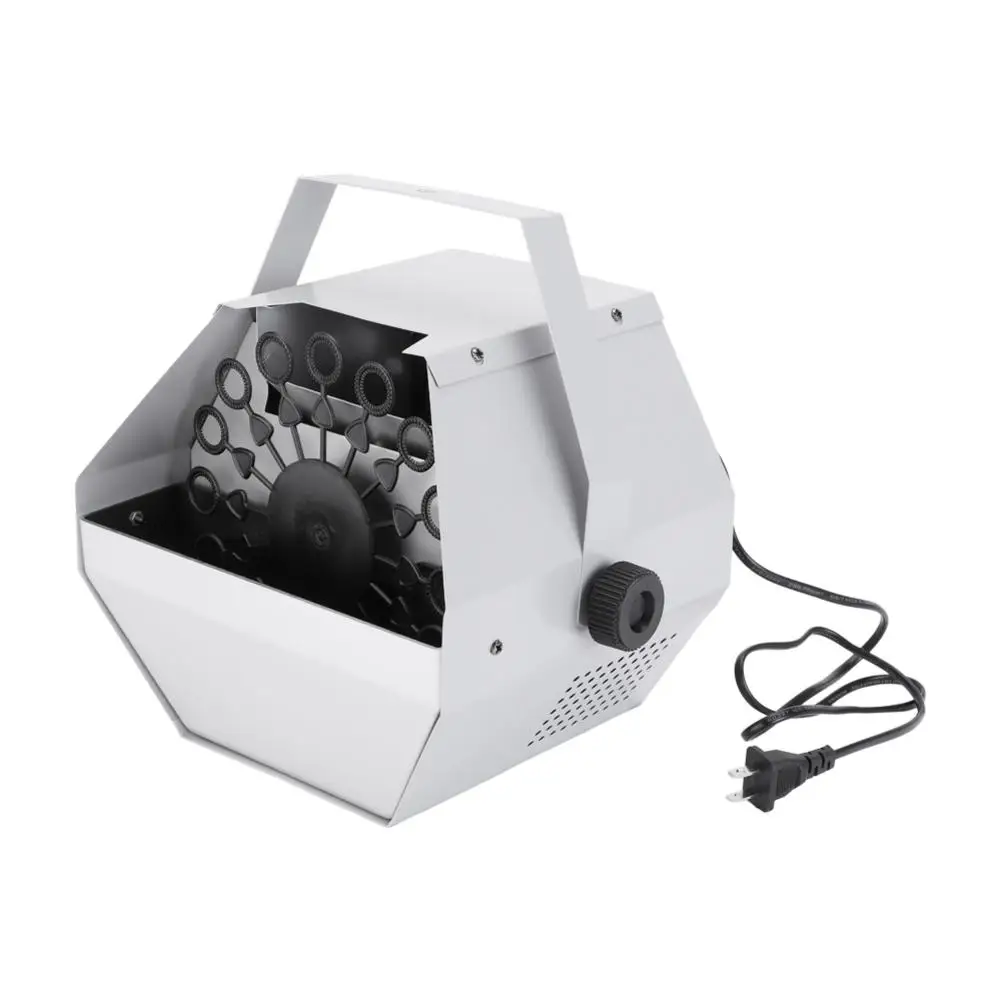 

30W Automatic Mini Bubble Maker Machine Auto Blower Guitar Music Accessories For Wedding/Bar/Party/ Stage Show Silver