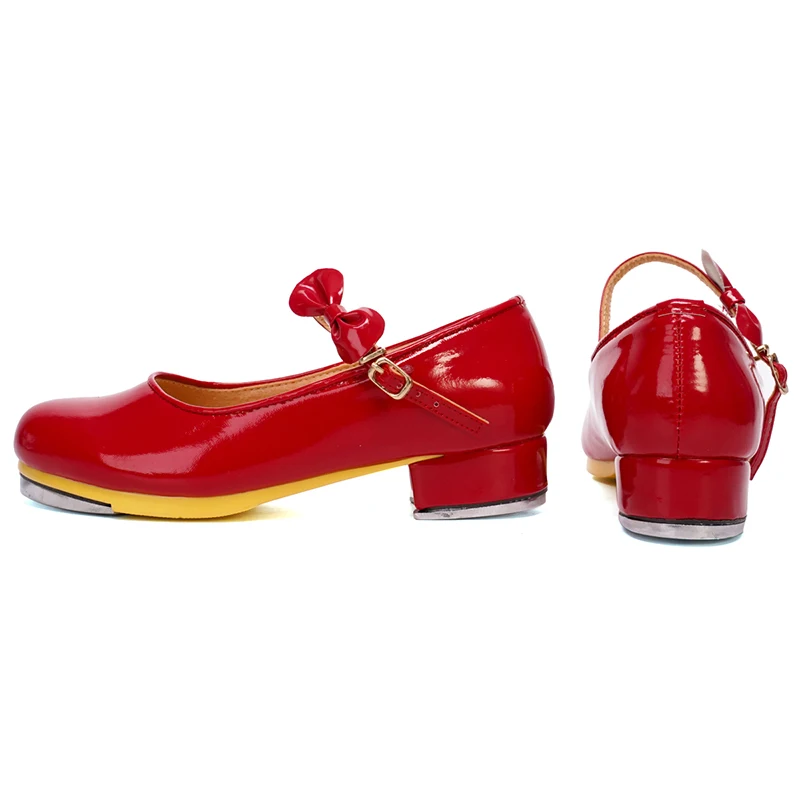 Женские туфли для танцев Tap классические бальных с высоким звуком пять цветов на