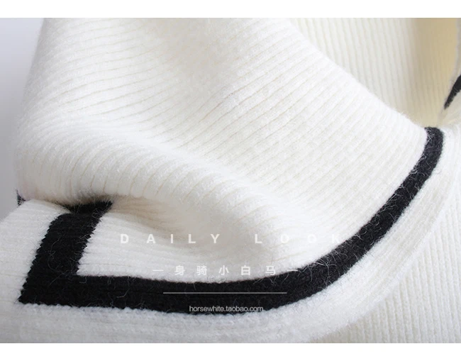 

2020 New Autumn and Winter Loose Short Sweater Women's Large Lapel Pullover Knit Sweater Lazy Wind Knitwear Students Tops