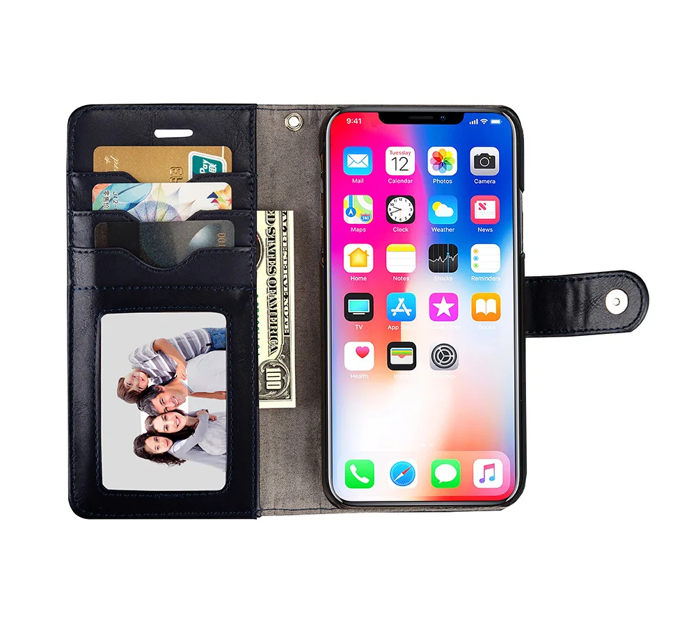 Musubo, Роскошный чехол для Apple iPhone 11 Pro Max XR Xs Max X 2 в 1, кожаный чехол-накладка s, чехол, XMax, Магнитный кошелек, Coque Capa