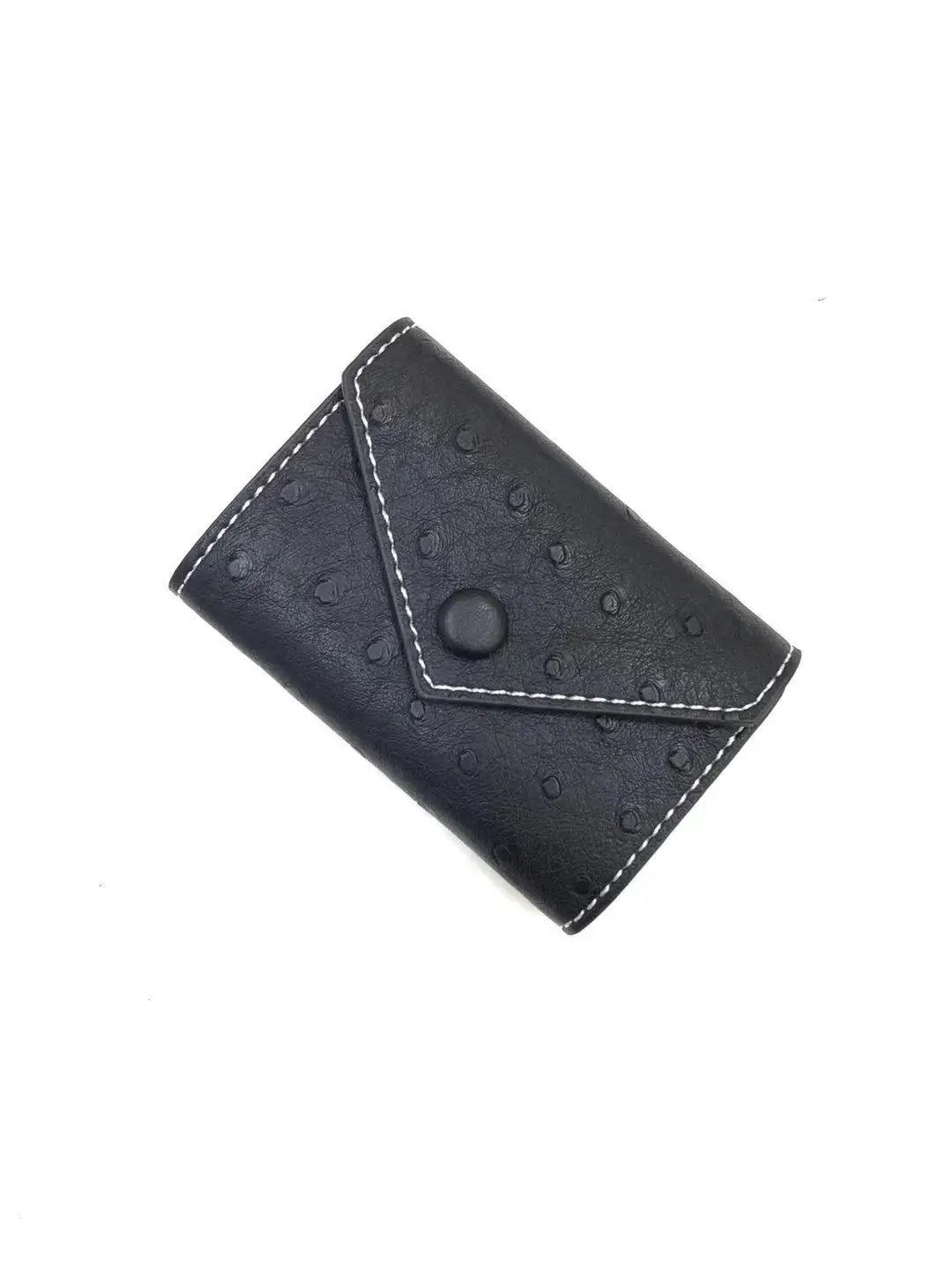 

Wallet short multi-function card bag fashion coin purse leisure car line wallet triangle buckle leather case
