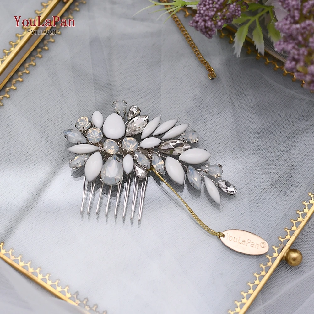 

YouLaPan HP318 Wedding Diy Comb Pin Bridal Hair Clip Rhinestone Alloy Hair Piece Wedding Accessories Jewelry Hair Clip