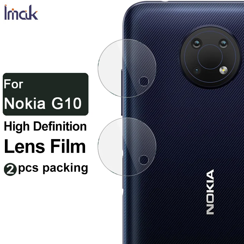 

IMAK 2 Телефон Защита объектива камеры HD Стекло для камеры Nokia G10 G20 Закаленное стекло Защитная пленка