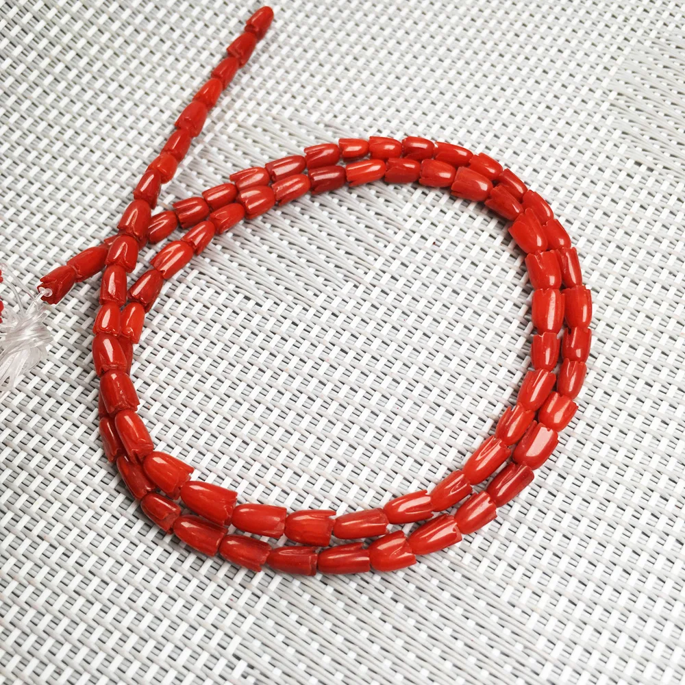 Бусины из коралла 3x5 мм для изготовления ювелирных изделий | Украшения и