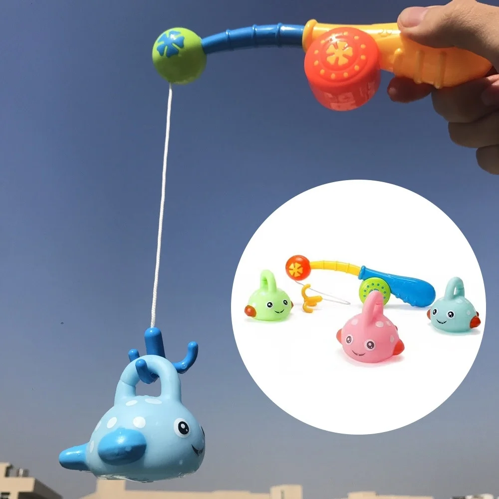 Детские игрушки для душа рыбалки и ванны Обучающие плавающие ванной бассейна