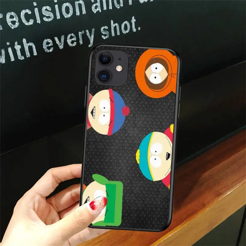 

South-park funny cartoon Phone Case For Iphone 5 5S SE 6 6s 7 8 plus X Xr XS 11 12 Mini Pro Max Cover Fundas Coque