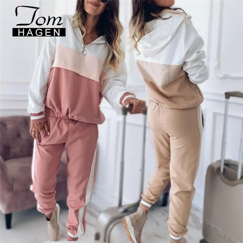 Женский зимний комплект из 2 предметов элегантный джемпер Повседневный