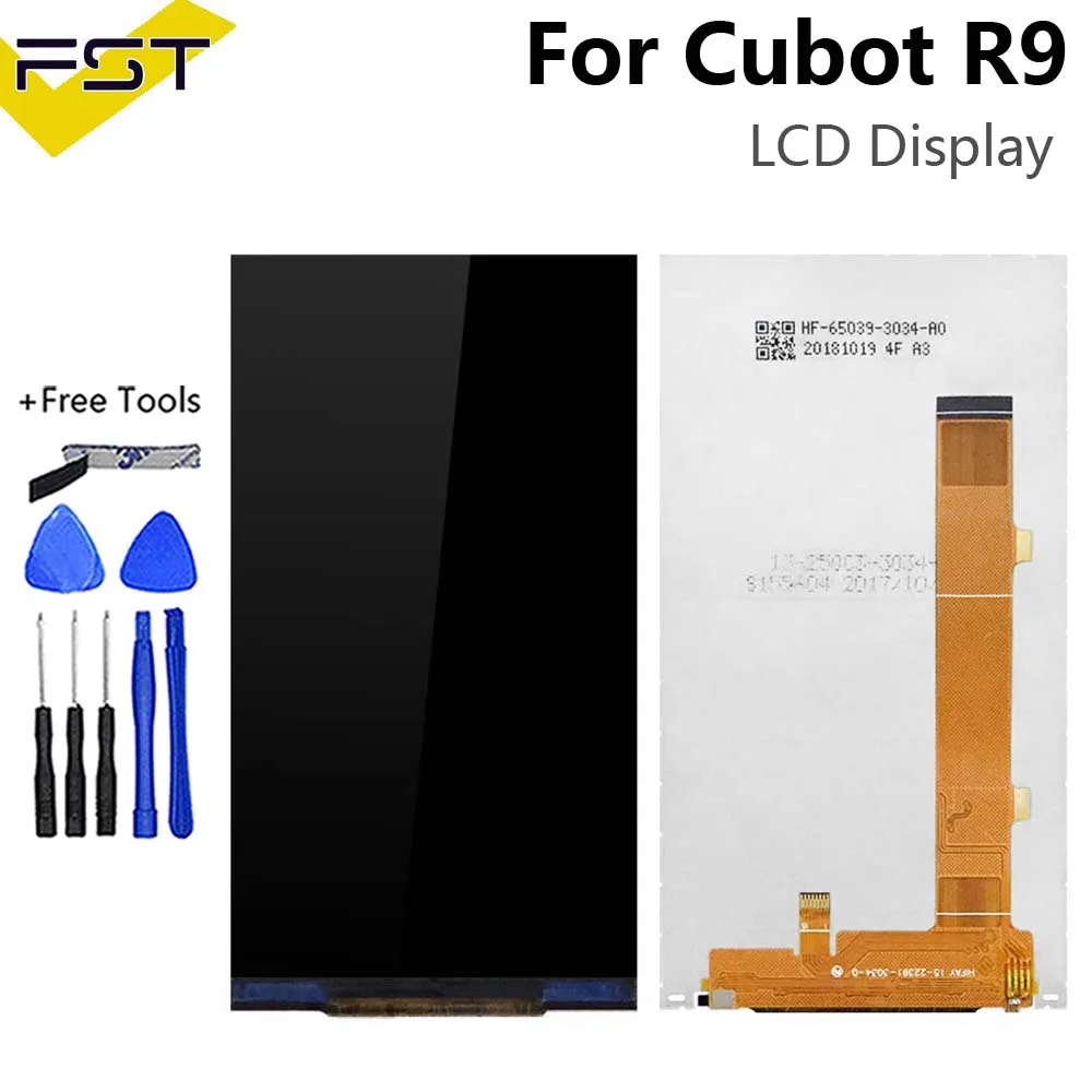 5.0''For Cubot R9 LCD Display with Touch Screen Digitizer For CUBOT R9 SENSOR LCD Mobile Phone Accessories With Tools Adhesive