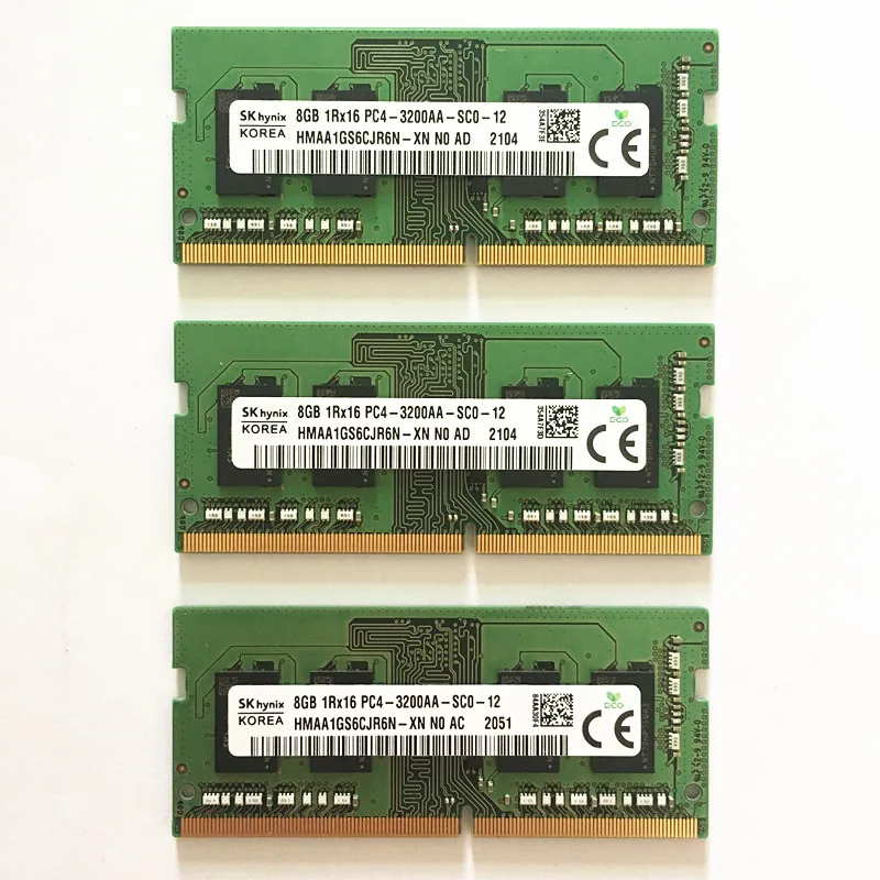 

SK hynix ddr4 rams memoria 8gb 3200MHz laptop memory DDR4 8GB 1Rx16 PC4-3200AA-SC0-12 DDR4 8GB 3200 RAMS