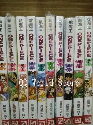 10 книг один кусок Vol.1-82 полный набор книга для избранных японских подростков взрослых манга комиксов упрощенный китайская версия