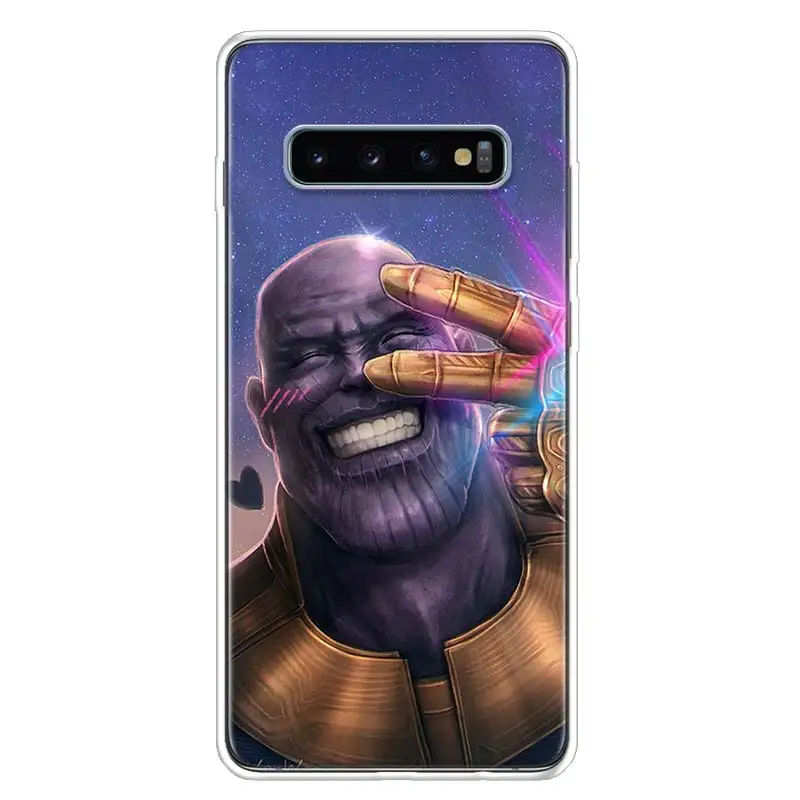 Thano Бесконечность перчатку крышка чехол для телефона для samsung Galaxy S10+ Note 10 9 8 S9 S8 J4 J6 J8 плюс S7 S6 корпус под плетенную сумку
