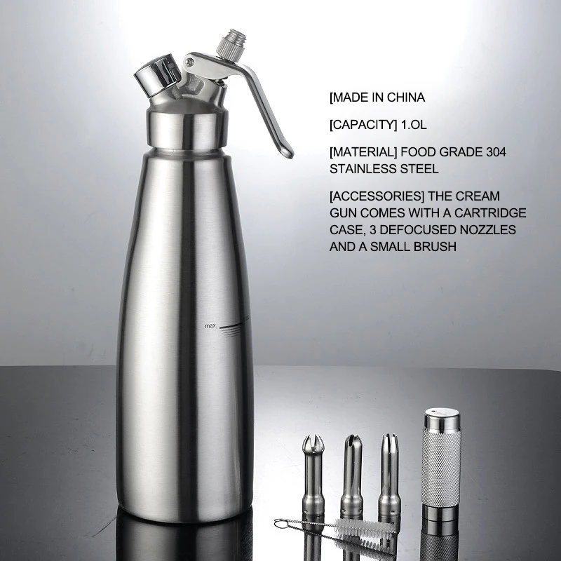 Аппарат для взбивания взбитого крема из алюминия 500/1000 мл |