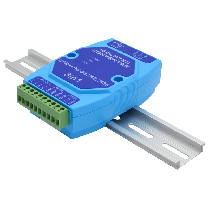 

Photoelectric isolated USB to RS485 422 232 interface industrial lightning protection USB to serial converter
