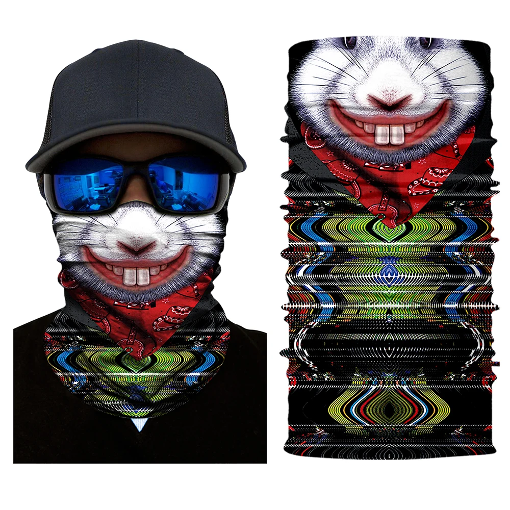 

Winter Scarf Dust Proof Skull Balaclava Motorcycle Sun Mask 95% UV Protection Women Men Outdoor Neck Tube Warm Unisex Face Mask