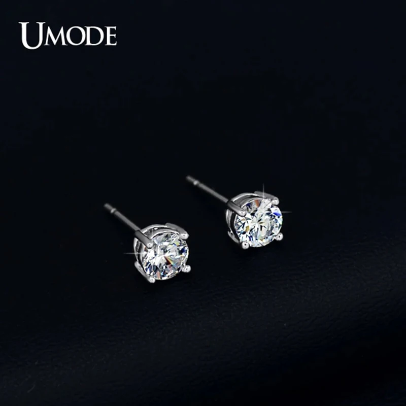 UMODE Классическое фианитовое ожерелье с солитером 2к огранки Сердца и Стрелы