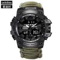 led military watch with compass 30m men waterproof sports watches male fashion clock electronic digital display wristwatches