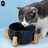 new cat and dog ceramic bowl food tray feeder pet small animal feeder dog water dispenser food bottle supplies product number