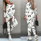 Спортивный костюм YICIYA для женщин, женский спортивный костюм, джоггеры, летние брюки для женщин, комплекты из двух предметов, Женский костюм из брюк 2021