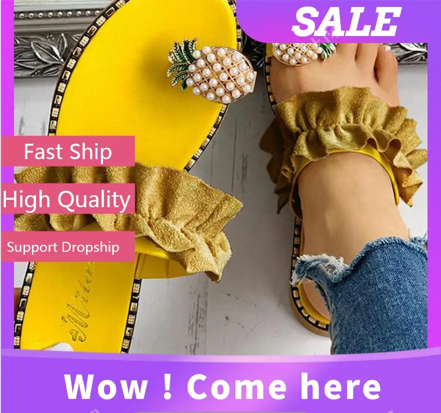 Женские пляжные шлепанцы повседневная обувь в богемном стиле уличные тапочки