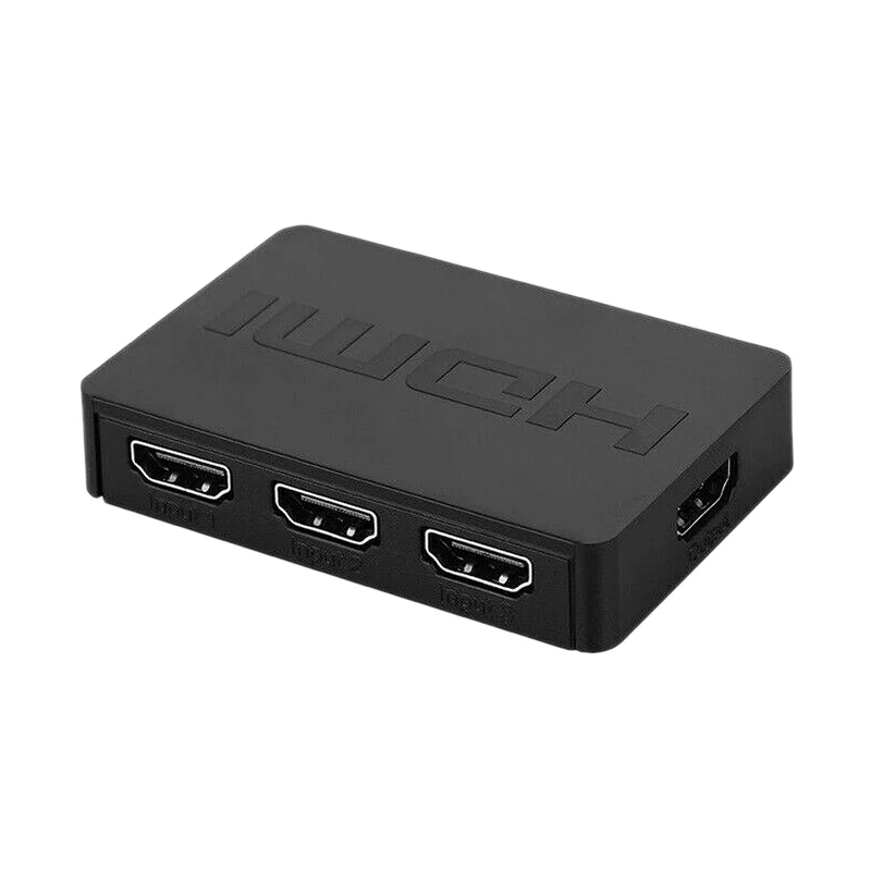 Новинка-3 в 1 HDMI разветвитель 3 порта концентратор автоматический переключатель 3X1