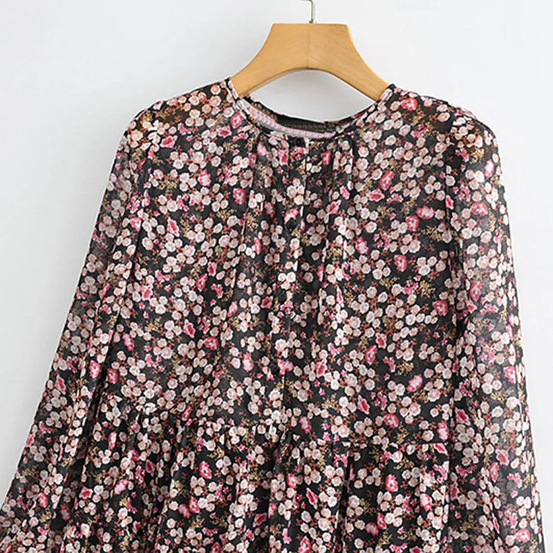 Женское плиссированное платье в стиле бохо свободное пляжное мини-платье с