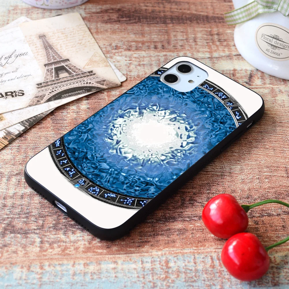 

For iPhone Porthole to another dimension... Soft TPU Border Apple iPhone Case