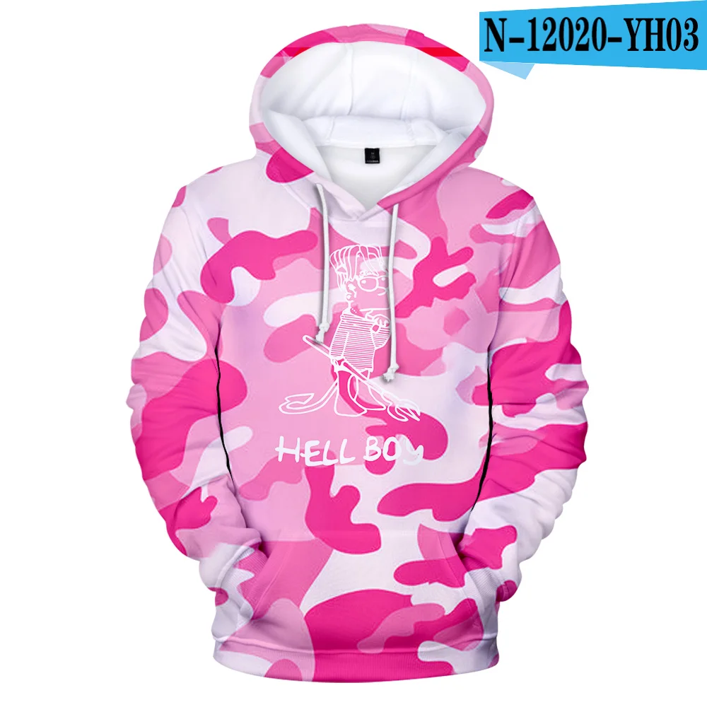 

the film Hell Boy Men Hoodie Pullovers men Sweatshirts Hooded 3D Pullover Kids Men Hoodie Pullover Hell Boy Streetwear Men Hoodi
