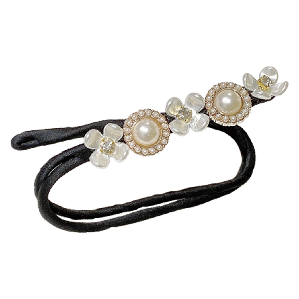 

Elegant Roll Bun Maker Easy Fake Pearl Retro Hair Accessory Bun Shaper For Girls Ladies Fashion Ornaments Barrettes Headwear