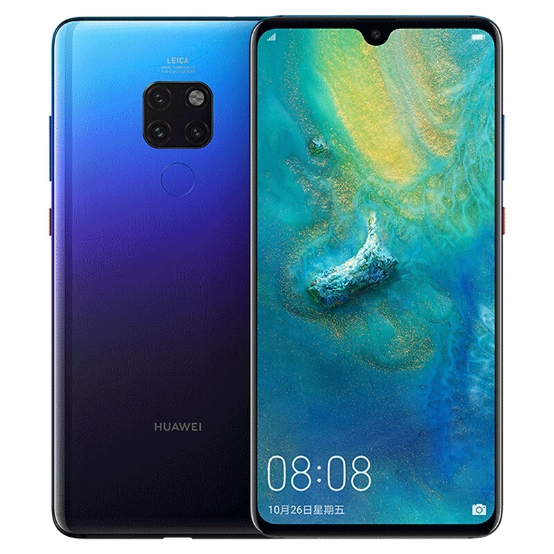 DHL Быстрая HuaWei mate 20 4G LTE мобильный телефон Kirin 980 Android 9,0 6,5" 2240x1080 6 ГБ ОЗУ 128 Гб ПЗУ МП NFC Leica