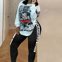 2 two piece set women tracksuit dashiki africa clothing african clothes plus size outfits tops pants sweat suit matching sets