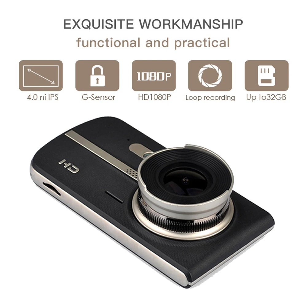 Автомобильный видеорегистратор камера Full HD 1080P с приводом автомобильная