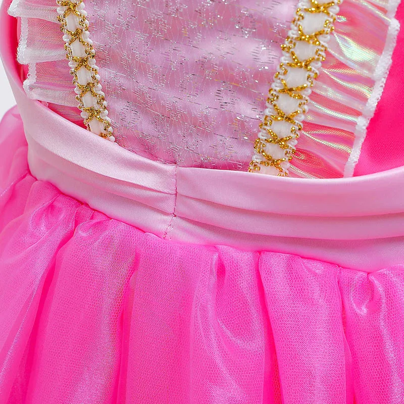 

3-10T Girls Belle Princess Beauty And The Beast Halloween Dressing Up Cosplay Role Play Costume Dress