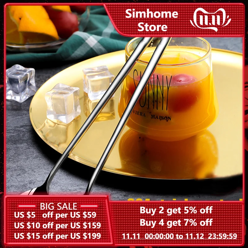 Набор посуды из нержавеющей стали 304 ложка чайная десерт кофе мороженое кухонные