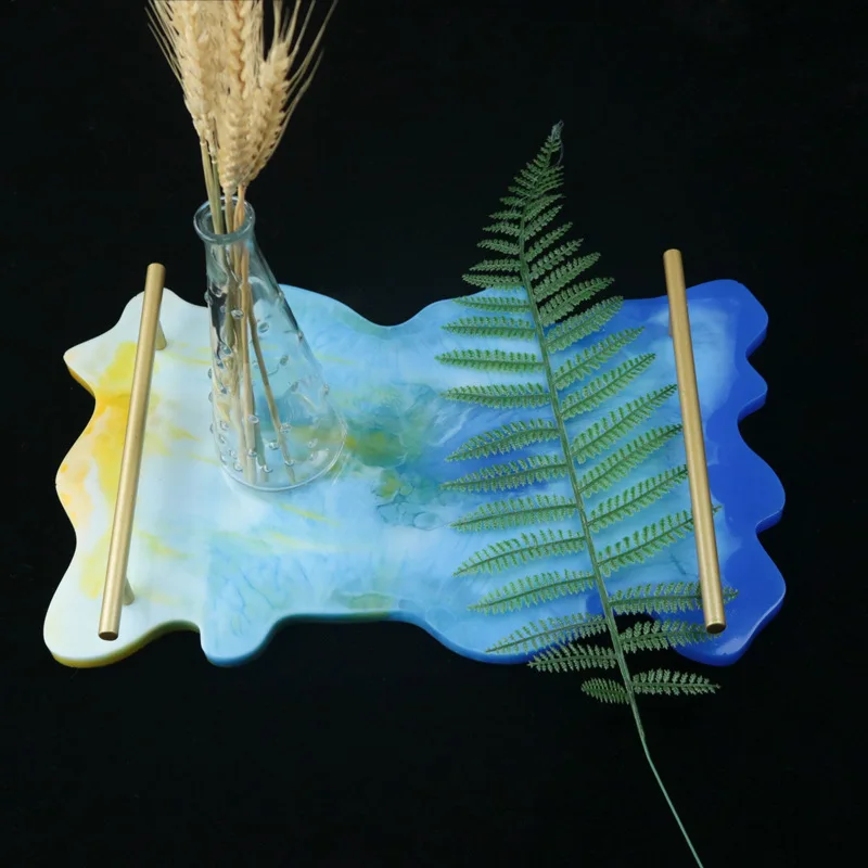 

Прямоугольное судно формы для смолы, силиконовые формы для подставки «сделай сам», форма для фруктов, тортов, конфет, подставки из смолы