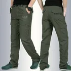 Брюки-карго мужские быстросохнущие, дышащие водонепроницаемые штаны, стиль милитари, для трекинга, джоггеры, армейские боевые рабочие штаны со множеством карманов, летние