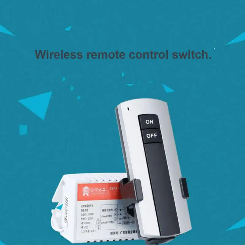 1/2/3 Channel ON/OFF 220V Wireless Remote Control Switch Receiver Transmitter for Lamp Light Ways Digital | Обустройство дома