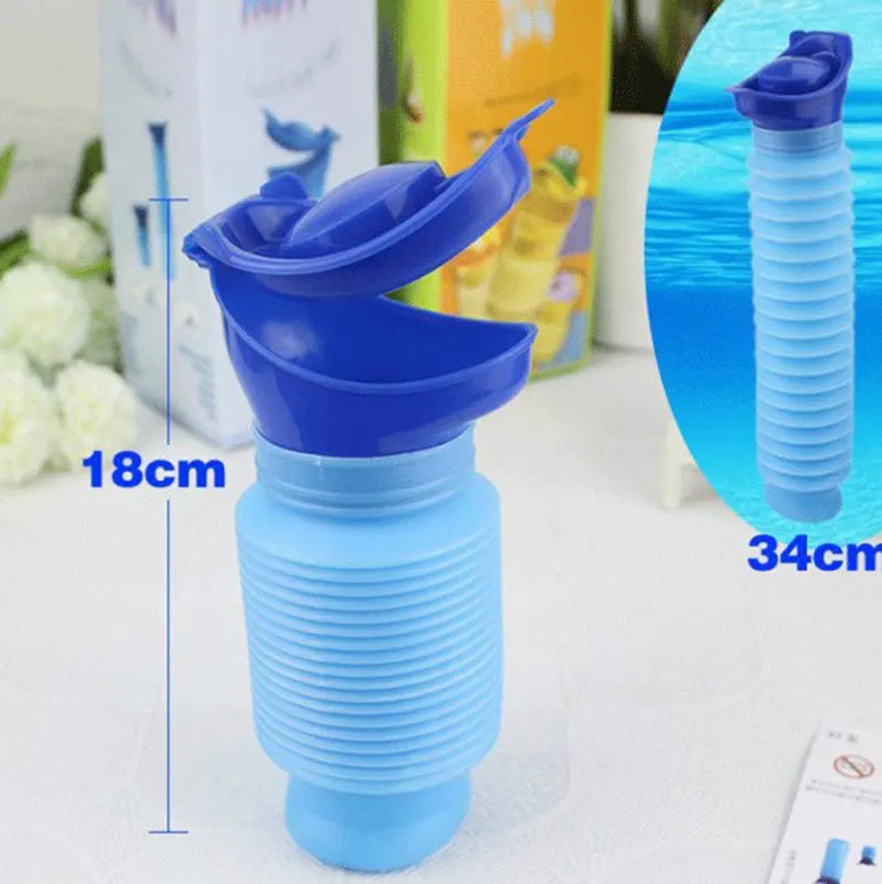 

750ml Portable Adult Urinal Outdoor Camping High Quality Travel Urine Car Urination Pee Soft Toilet Urine Help Men Toilet