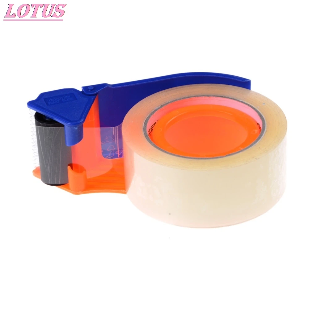 

Sealing 2" Width Packaging Parcel Plastic Roller Tape Cutter Dispenser Sealing Apparatus Tape Cutter Manual Packing Machine 1PC