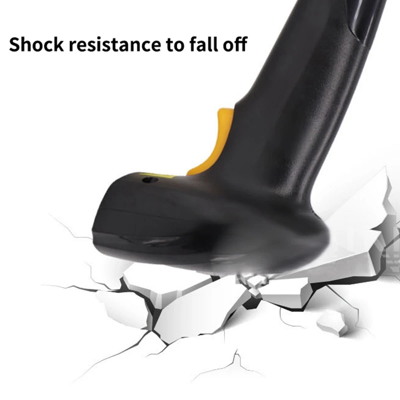 Беспроводной 2D сканер штрих кода для переноса на большие расстояния проводной qr