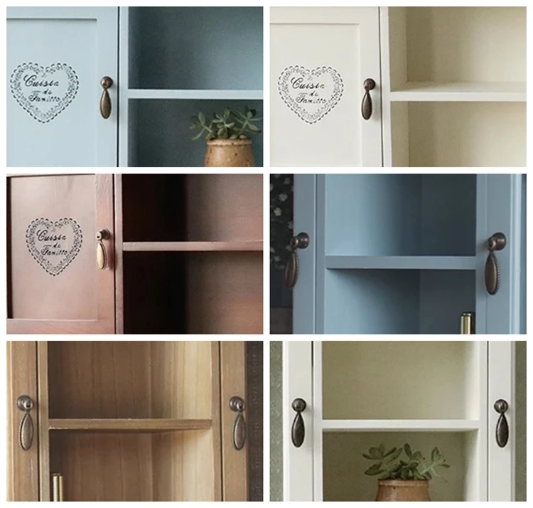 Винтаж круглое кольцо мебель дверная ручка для двери из цинкового сплава