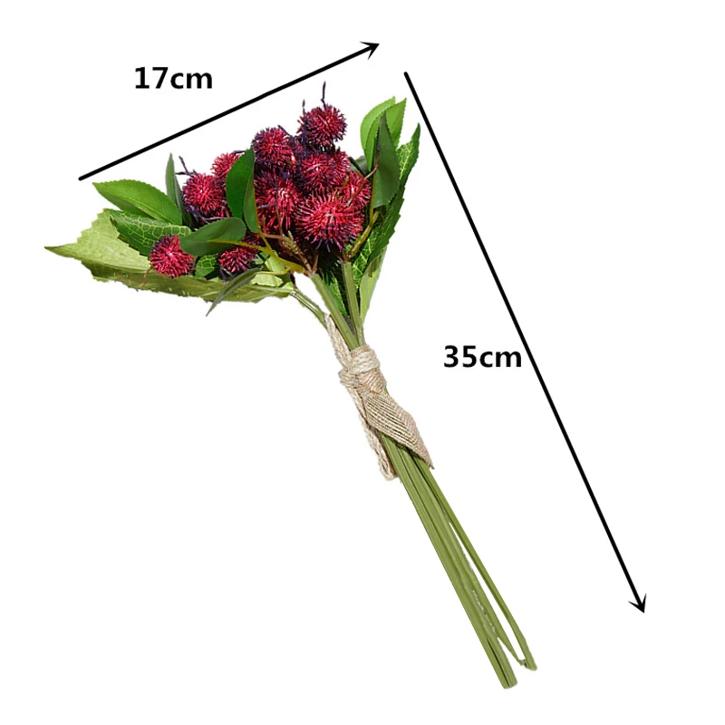 

Artificial Ball Onion Branch Simulation Flowers Autumn Wedding Party Christmas Festival Home Room Garden Decoration Dropshipping