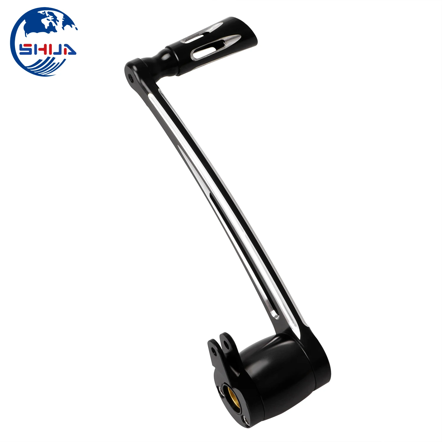 Черный режущий рычаг тормоза CNC с педалью W/ Peg Для Harley FLT FLHX FLHT FLHR FLTR FLHTCUTG 2014 - 2017 |
