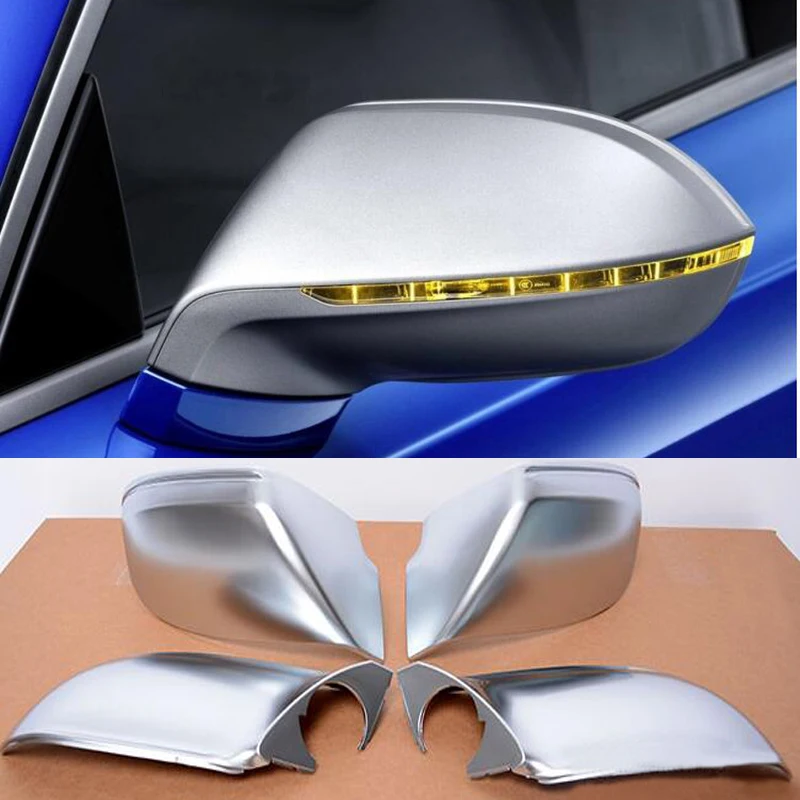 ABS ally chrome full replacement Side Rearview Mirror Covers Caps For Audi A7 S7 S Line RS7 Hatchback 4 Door 2011-2017
