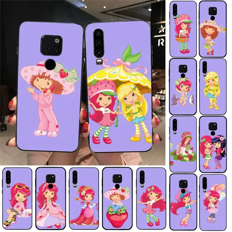 

Strawberry Shortcake Custard Phone Case For Huawei Nova3I 3E mate9 10 20lite 20Pro 40 30pro funda case