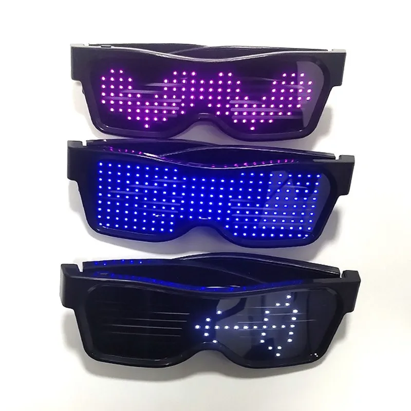 Oculos Led Bluetooth Magic Glass вечерние мигающие стекла es неоновые украшения для бара 2020