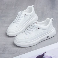 2021 spring and autumn new trendy fashion all match ladies casual shoes white shoes light and comfortable thick sole shoes