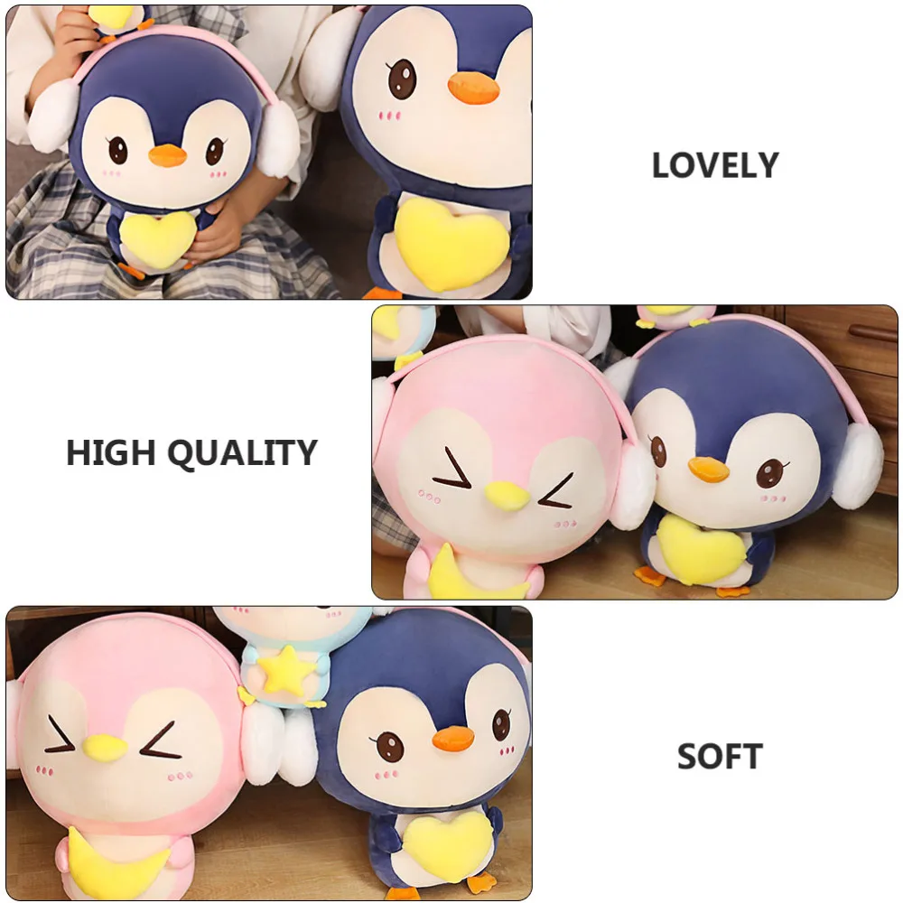 

Lovely Stuffed Animal Plush Adorable Penguin Doll Gift for Kids